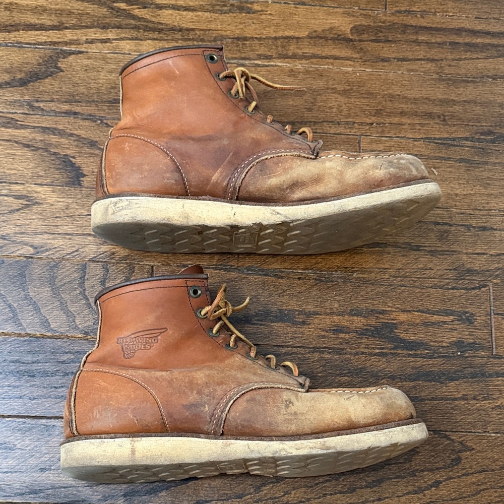 Red Wing Leather Work Boots - Picture 8 of 13
